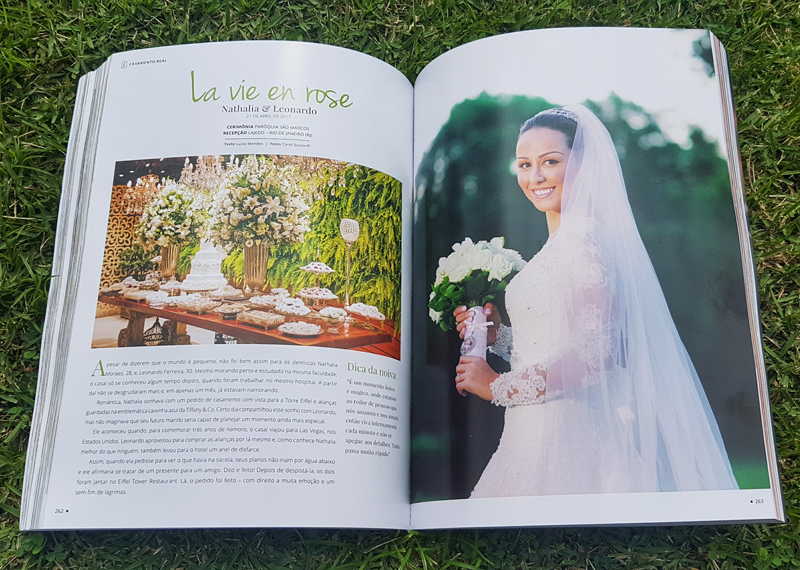 Nathalia e Leonardo, casamento de revista