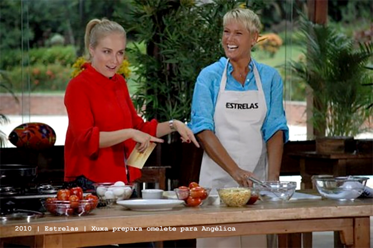 Programa Estrelas Xuxa faz omelete para Angélica